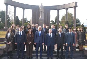 Şəmkirdə Gənclər Günü münasibətilə tədbir keçirildi FOTOLAR