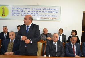 Şəmkirdə ərazi partiya təşkilat sədrlərinin iştirakı ilə müşavirə keçirilib FOTOLAR