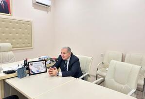 YAP Kürdəmir rayon təşkilatında partiyanın veteranı Qasım Hüseynovla görüş keçirilib