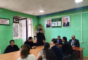 Tərtərdə hesabat yığıncaqları keçirilib FOTOLAR