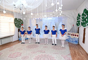 Leyla Əliyeva və Alena Əliyeva Gəncədə uşaq evində olublar - FOTOLAR