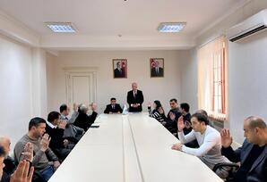 Kürdəmirdə seçki yığıncağı keçirilib FOTOLAR