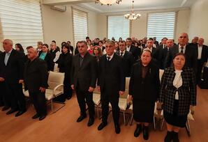 Qazaxda “ABŞ - Azərbaycan münasibətləri ən yüksək mərhələdədir!” mövzusunda tədbir keçirilib - FOTOLAR