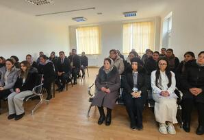 Gədəbəydə hesabat yığıncağı keçirilib - FOTOLAR