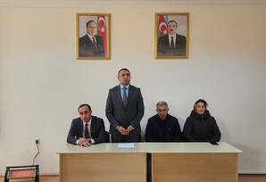 Gədəbəydə hesabat yığıncağı keçirilib - FOTOLAR