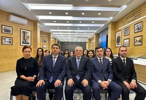 BDU-da “Ümummilli Lider Heydər Əliyev mühazirələri” çərçivəsində tələbələrlə görüş davam edir - FOTOLAR