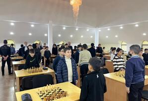 Tərtərdə şahmat üzrə rayon turniri keçirilib - FOTOLAR