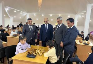 Tərtərdə şahmat üzrə rayon turniri keçirilib - FOTOLAR