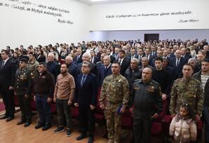 Qusarda anım tədbiri keçirilib - FOTOLAR