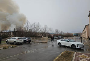 Naxçıvanda hərbi hissədə yanğın baş verib