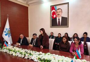 YAP Tərtər rayon təşkilatı növbəti ərazi partiya təşkilatında hesabat yığıncağı keçirilib - FOTOLAR