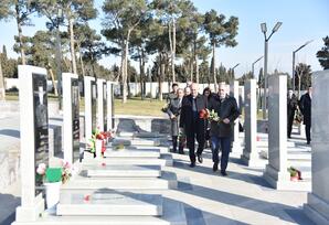 Nəsimidə şəhid Vüsal Kazımovun xatirəsi yad edilib - FOTOLAR