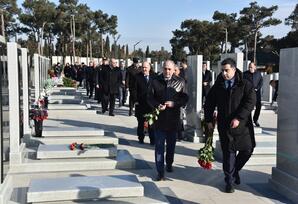 Nəsimidə şəhid Vüsal Kazımovun xatirəsi yad edilib - FOTOLAR