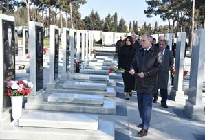 Nəsimidə şəhid Vüsal Kazımovun xatirəsi yad edilib - FOTOLAR