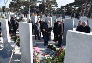 Nəsimidə şəhid Vüsal Kazımovun xatirəsi yad edilib - FOTOLAR