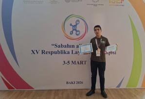 Şabran məktəblilərindən BÖYÜK UĞUR - “Sabahın alimləri” Müsabiqəsində gümüş medal qazanıblar