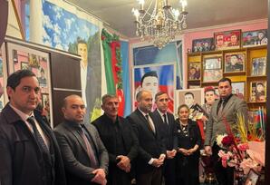 Şəhidlərin ailə üzvləri ziyarət olunub - FOTOLAR