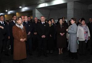 Quba Soyqırımı Memorial Kompleksi ziyarət edilib - FOTOLAR