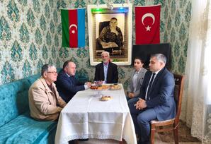 Şəhid Nicat İsgəndərovun məzarı ziyarət edilib - FOTOLAR