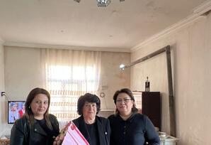 YAP Samux rayon təşkilatında  partiya veteranı ilə görüş keçirilib - FOTOLAR