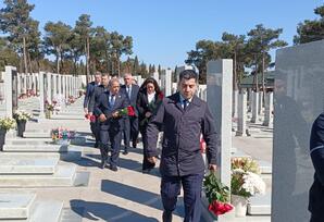 Şəhid Teymur Həsənovun ad günündə əziz xatirəsi yad edildi - FOTOLAR