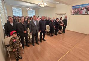 Qazaxda  şəhidlərin xatirəsi yad edilib - FOTOLAR