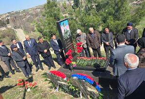 Qazaxda  şəhidlərin xatirəsi yad edilib - FOTOLAR