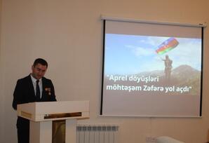 Göygöldə Aprel döyüşlərinin 10 illiyi münasibətilə tədbir keçirilib - FOTOLAR