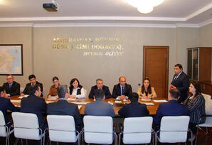 Rayon  təşkilatında partiya üzvləri ilə görüş keçirilib -FOTOLAR