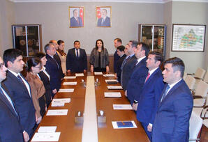 Rayon  təşkilatında partiya üzvləri ilə görüş keçirilib -FOTOLAR