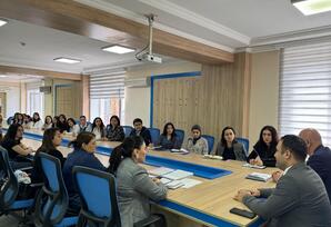 BSU-da görüş keçirilib - FOTOLAR