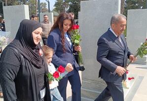 Nəsimi rayonunda şəhid İmran Əliyevin xatirəsi yad edildi - FOTOLAR