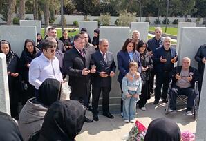 Nəsimi rayonunda şəhid İmran Əliyevin xatirəsi yad edildi - FOTOLAR