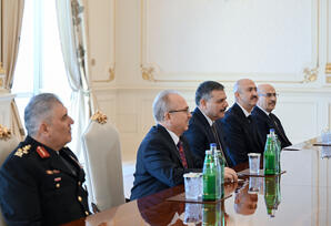 Prezident İlham Əliyev Türkiyənin daxili işlər nazirini qəbul edib