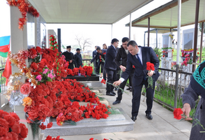 Tovuzda şəhid Mirsalam Cəfərovun anım mərasimi keçirilib -FOTOLAR