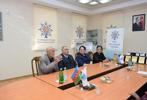 Ağstafada partiya veteranları ilə görüş keçirilib - FOTOLAR