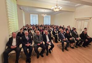 Qazaxda akademik Zərifə xanım Əliyevanın anım günü ilə əlaqədar tədbir keçirilib - FOTOLAR