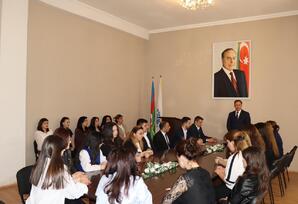 Samuxda Zərifə xanım Əliyevanın anım gününə həsr olunmuş tədbir keçirilib - FOTOLAR