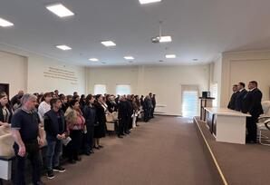 YAP Samux rayon təşkilatında tədbir keçirilib - FOTOLAR