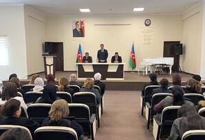 YAP Samux rayon təşkilatında tədbir keçirilib - FOTOLAR