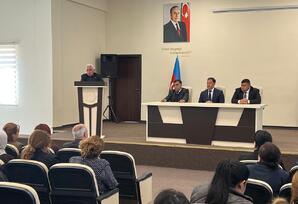 YAP Samux rayon təşkilatında tədbir keçirilib - FOTOLAR