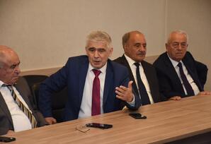 Gəncədə partiya veteranları ilə görüş keçirilib - FOTOLAR