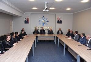 Gəncədə partiya veteranları ilə görüş keçirilib - FOTOLAR