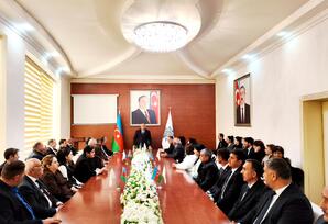 Partiya veteranları ilə görüş keçirilib - FOTOLAR