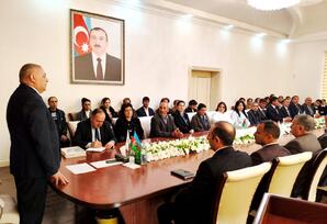 Partiya veteranları ilə görüş keçirilib - FOTOLAR