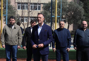 Minifutbol üzrə yarışa start verilib - FOTOLAR