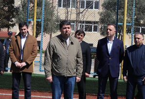 Minifutbol üzrə yarışa start verilib - FOTOLAR