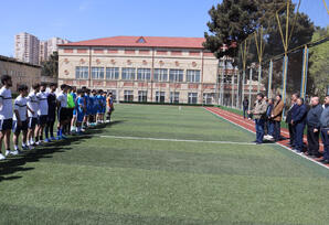 Minifutbol üzrə yarışa start verilib - FOTOLAR