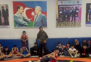 Ulu Öndərin xatirəsinə həsr edilmiş sərbəst güləş turniri - FOTOLAR