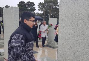 Şəhid  Rəşad  Zeynallının məzarı ziyarət olunub - FOTOLAR